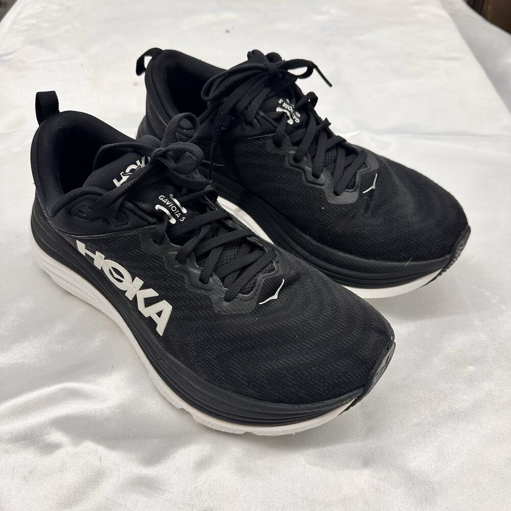 Hoka Gaviota 5 Black White Women's Size 11B Running Walking Shoes 1134235 No box